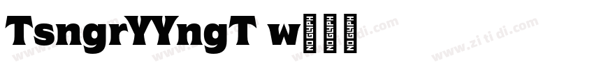 TsangerYuYangT wo5字体转换